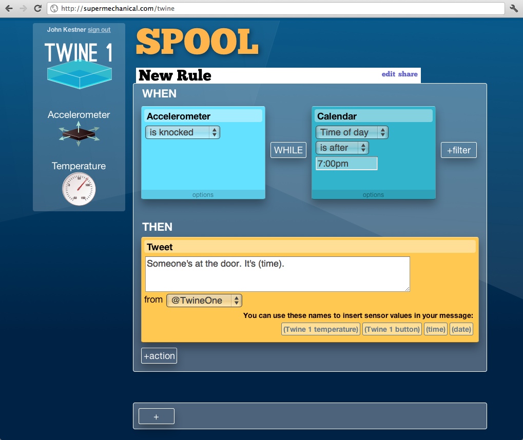 Internet of Things startup Twine