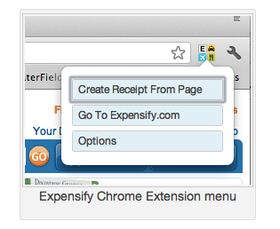 Expensify Chrome Extension