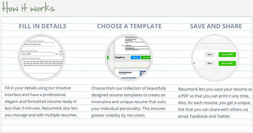 Goodbye MSWord Hello Resumonk The Beautifully Simple