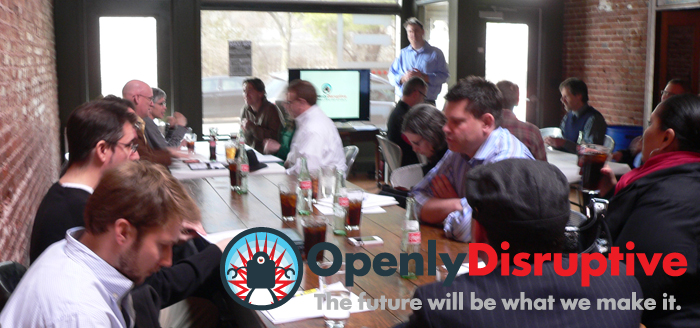 Featured slide for Disruptive Diner October lunch