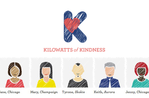 Slide image for Power2Switch's Kilowatts of Kindness initiative