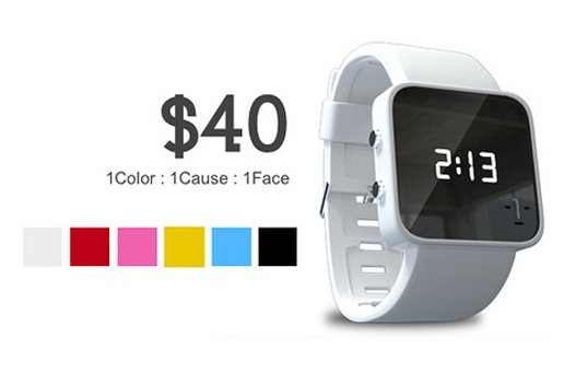 Slide image for 1Face Watch Indiegogo Campaign Close