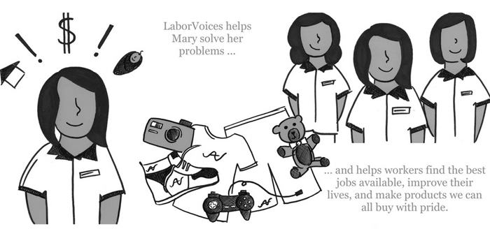 Featured slide for St. Louis startup LaborVoices