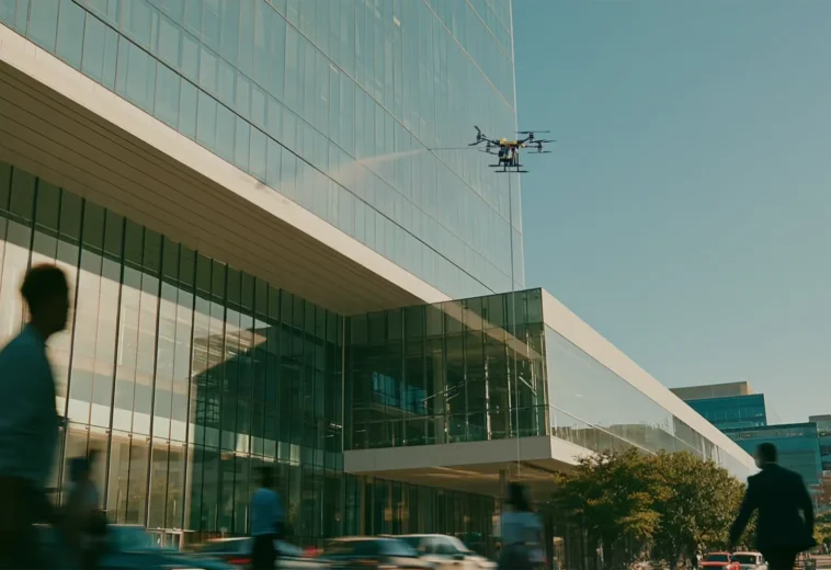 Cleaning drones are opening a new path into commercial services